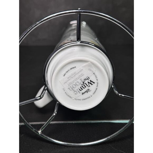 Set Of 4 Disney Winnie The Pooh Stacking Coffee Mugs With Metal Rack - Picture 6 of 7